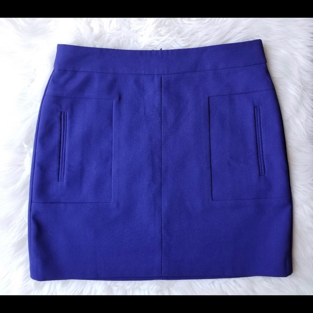 LOFT Royal Blue Skirt Size 4 Midi